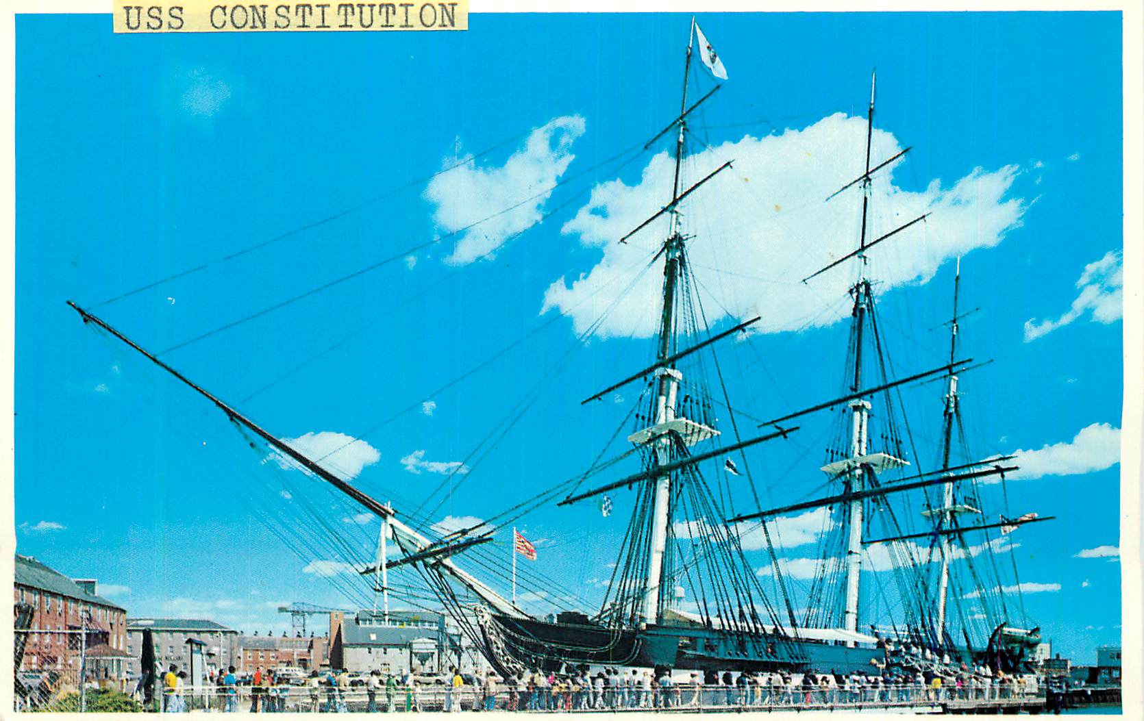 CPA USS Constitution (Old Ironsides) Charlestown Navy Yard Bateau