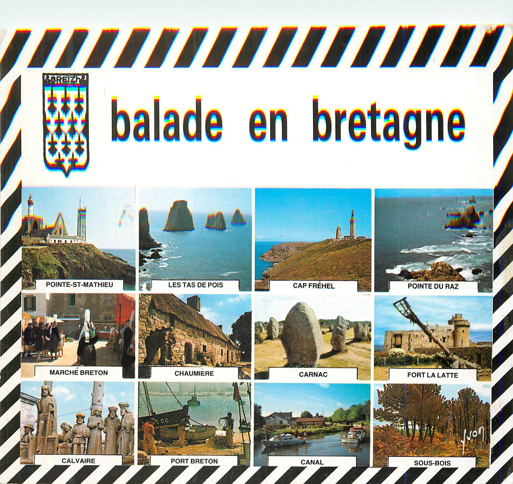 Balade en Bretagne — série de 8 lieux bretons — Éditions d'art Yvon