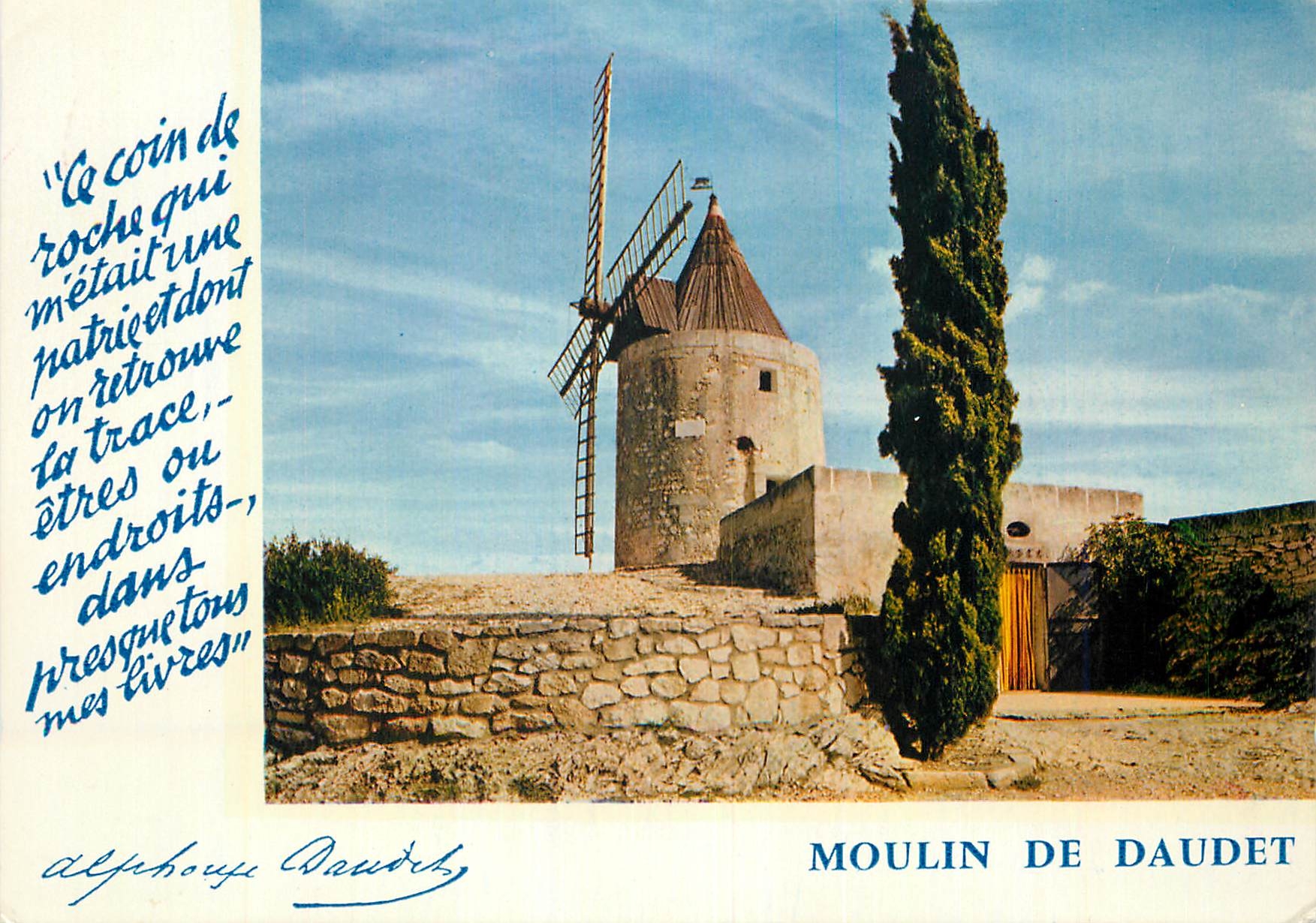 CPM La Provence Fontvieille (Bouches du Rhone) Le Moulin de Daudet