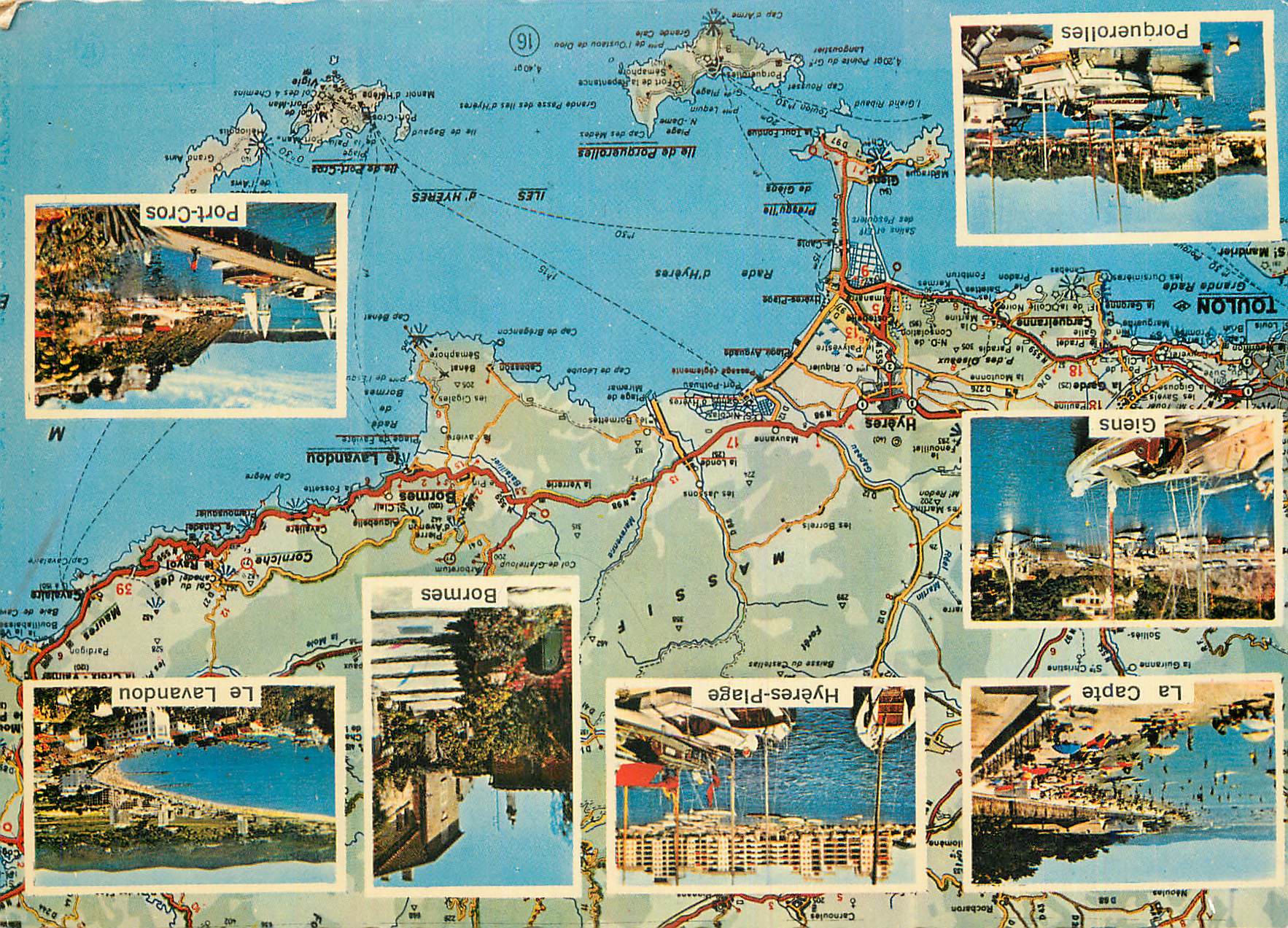 CPM La Capte Hyeres Plage Bormes Le Lavandou Giens Porquerolles Port Gros
