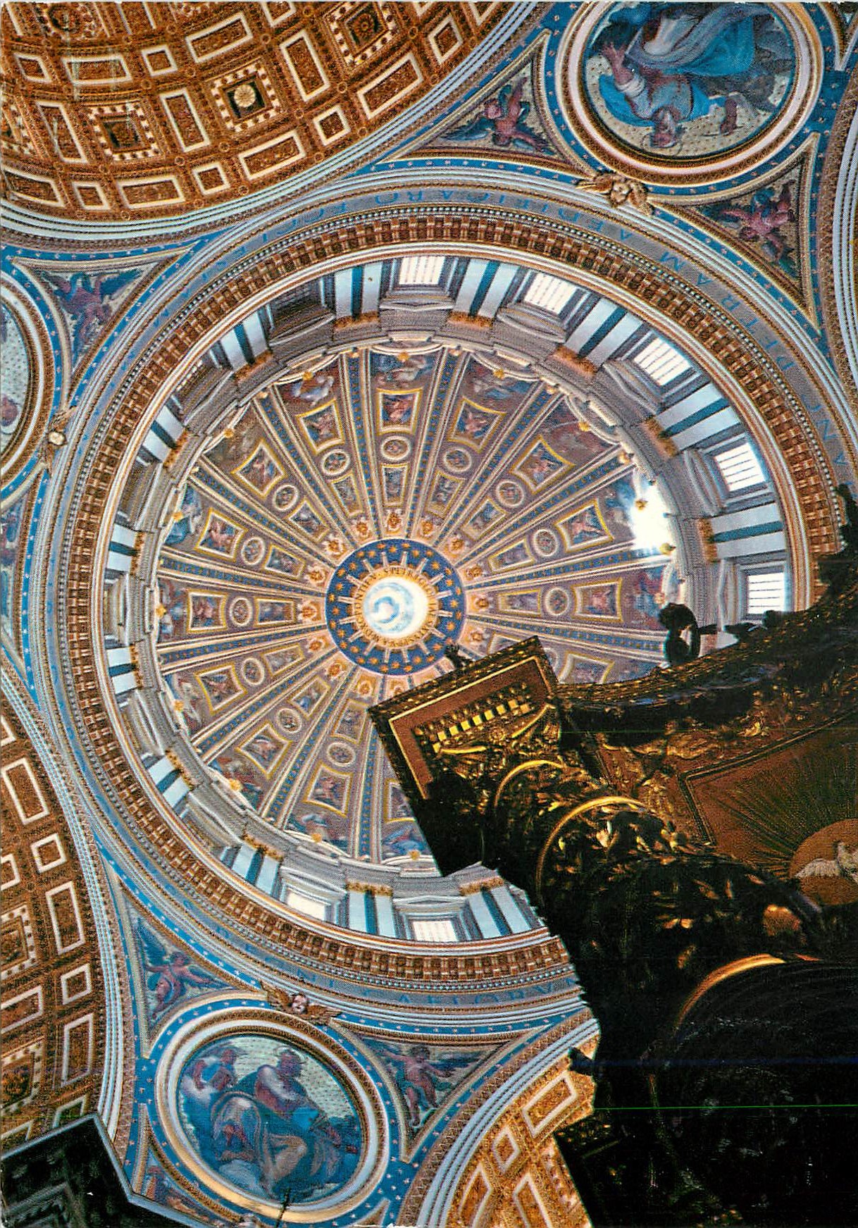 CPM Roma S Pietro Interno Della Cupola