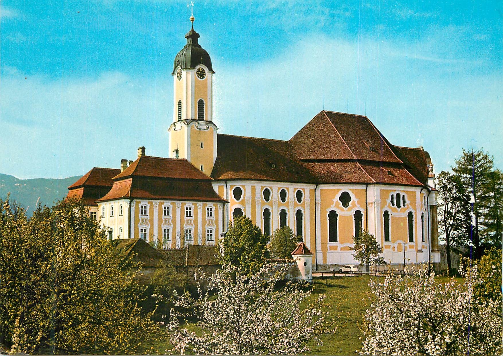 Église de Wies — Wallfahrtskirche zum geheilten Heiland — éditeur Kienberger, n° 165