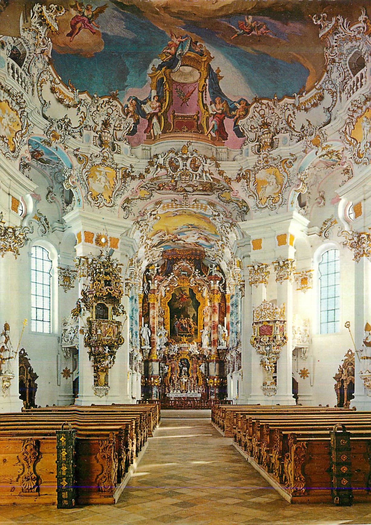 CPM Walifahrtskirche Wies Pilgrimage Church (Built by Dominikus Zimmermann 1746 1754)