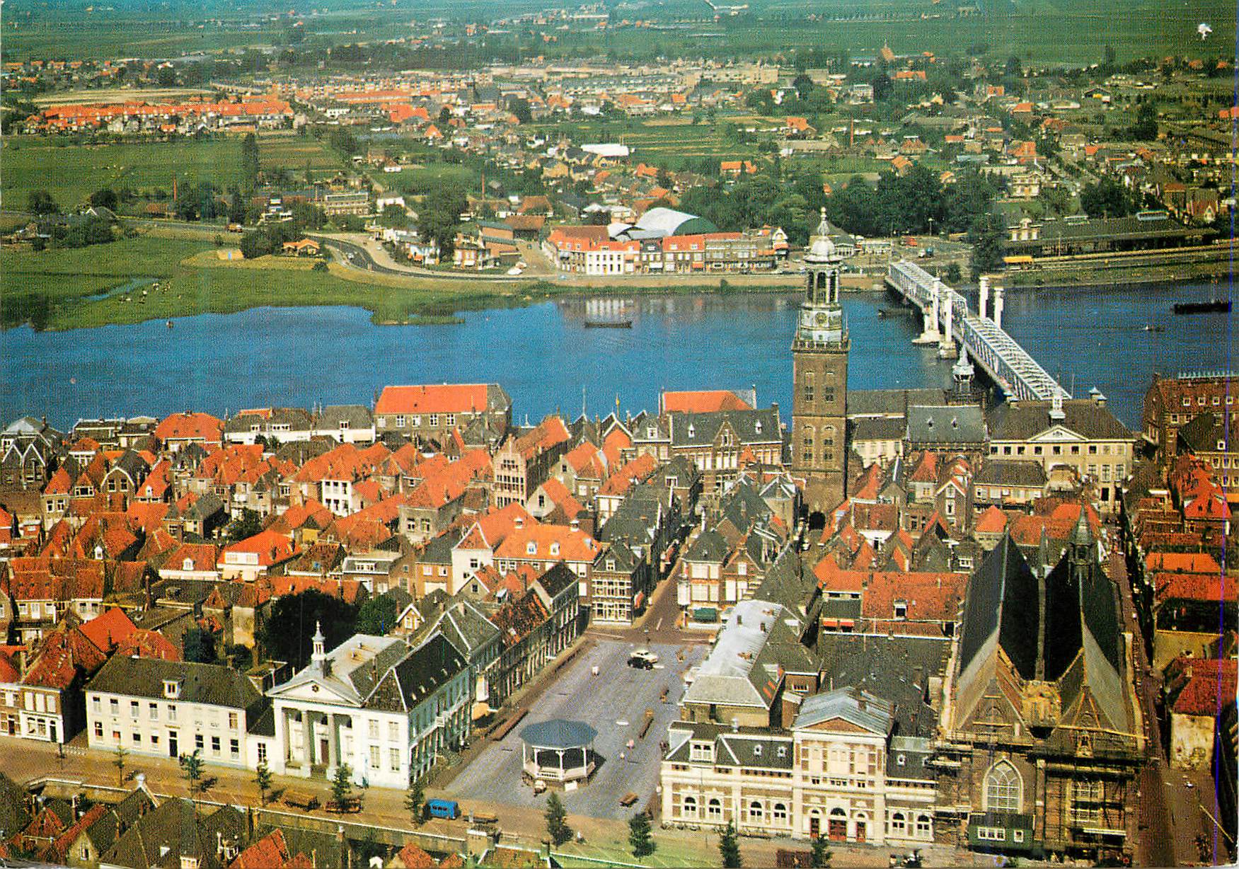 CPM Kampen Met IJ Selbrug in Vogelvlucht