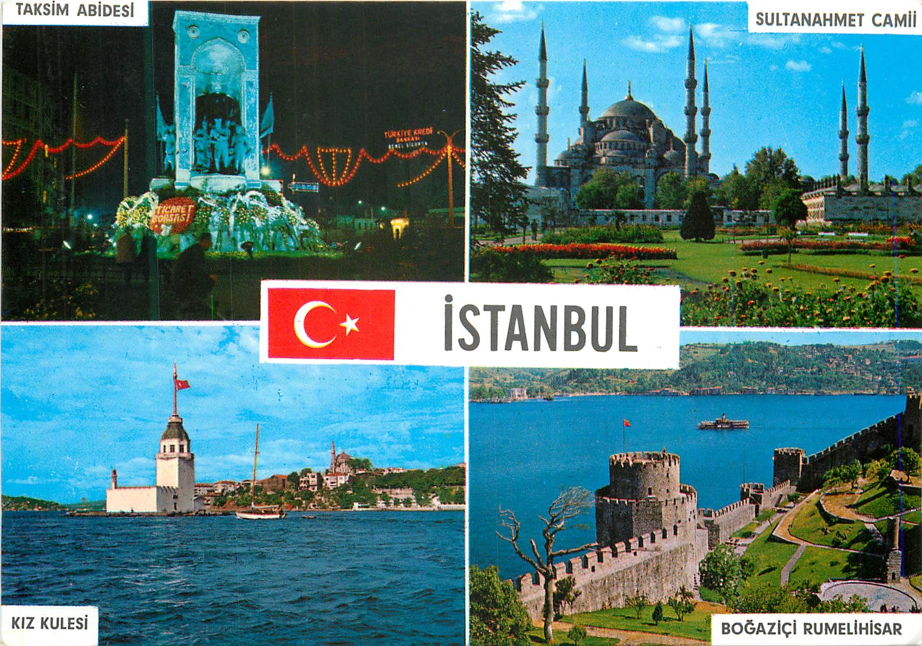 CPM Istanbul Turkiye Salutations d'Istanbul