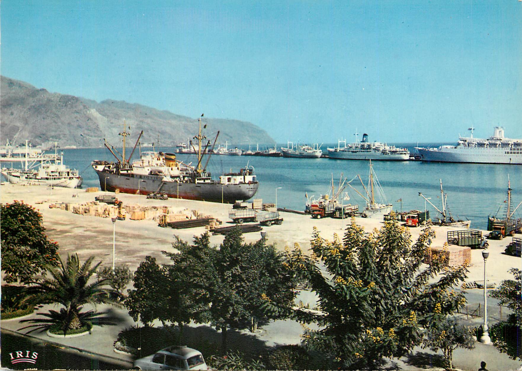 CPM Santa Cruz de Tenerife Vue Partielle du Port Bateaux