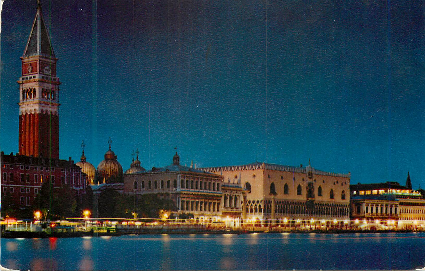 CPM Venezia Vue Generale de Nuit