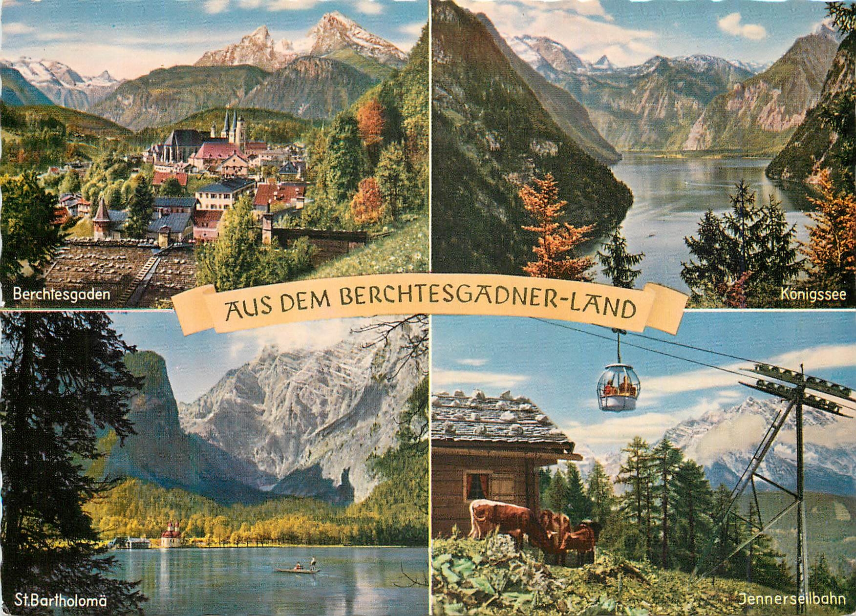 CPM Aus Dem Berchtesgadner Land et ses Environs - Recto