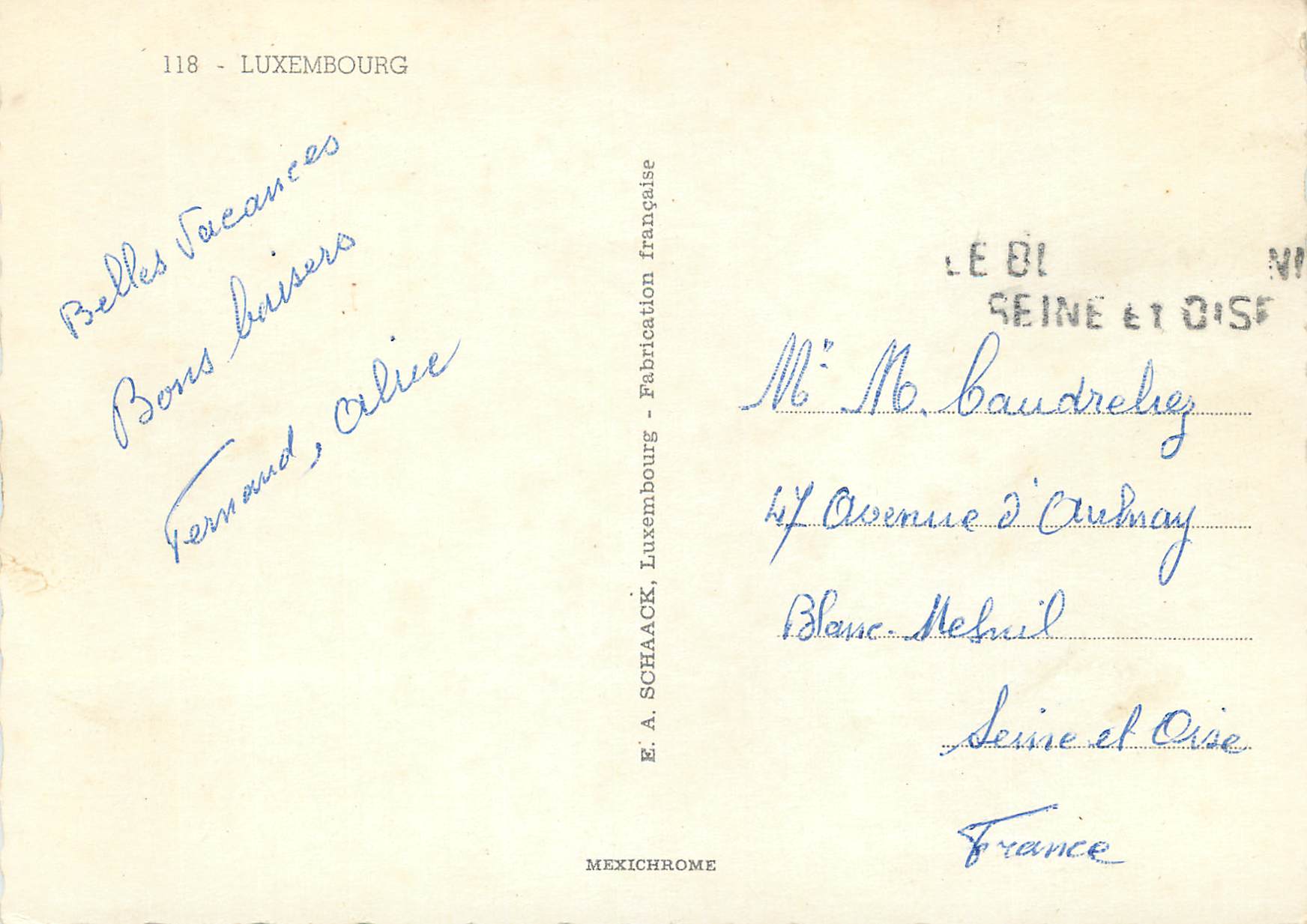 CPM Luxembourg — Rückseite