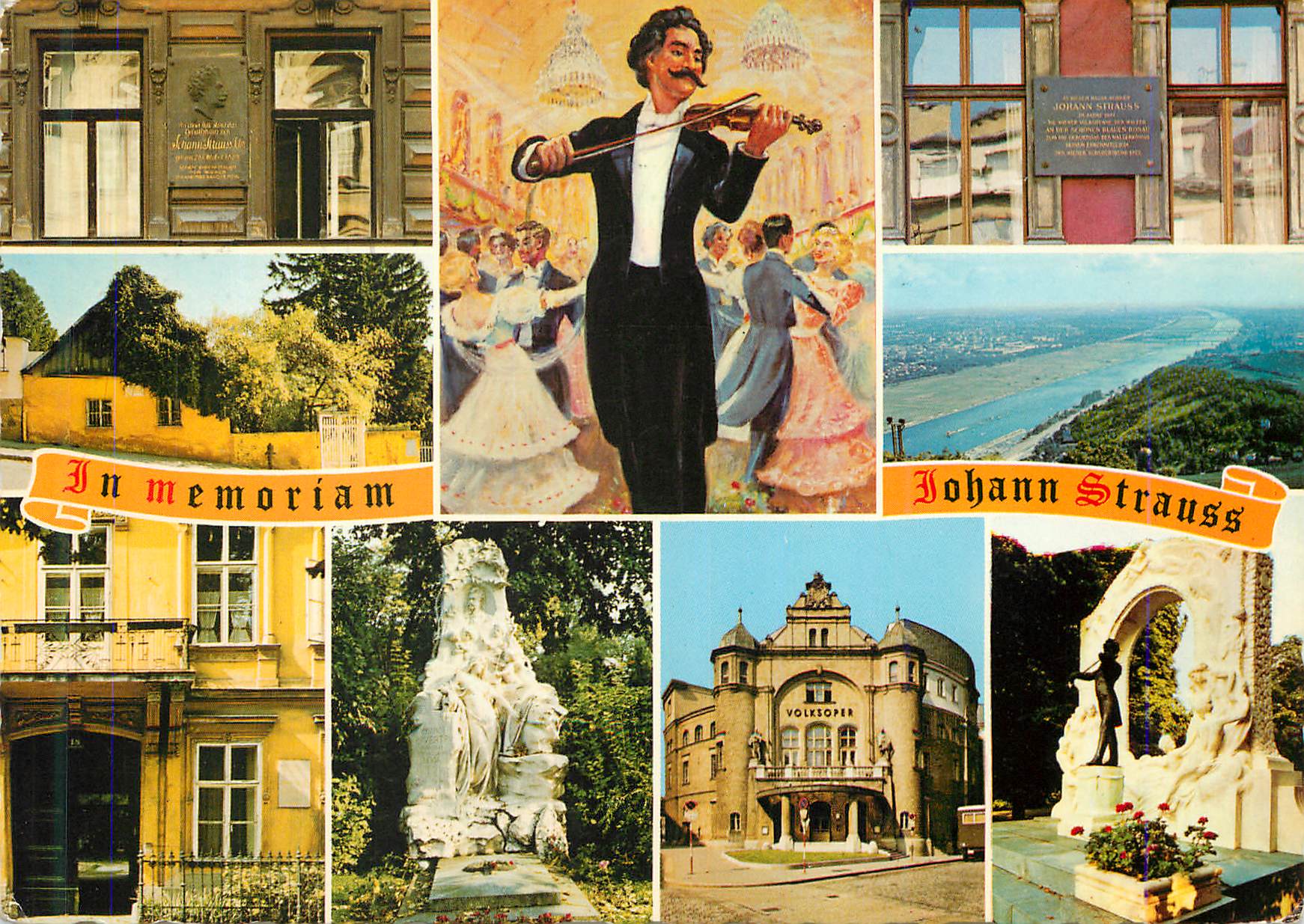 CPM In Memorian Johann Strauss 1825 1899
