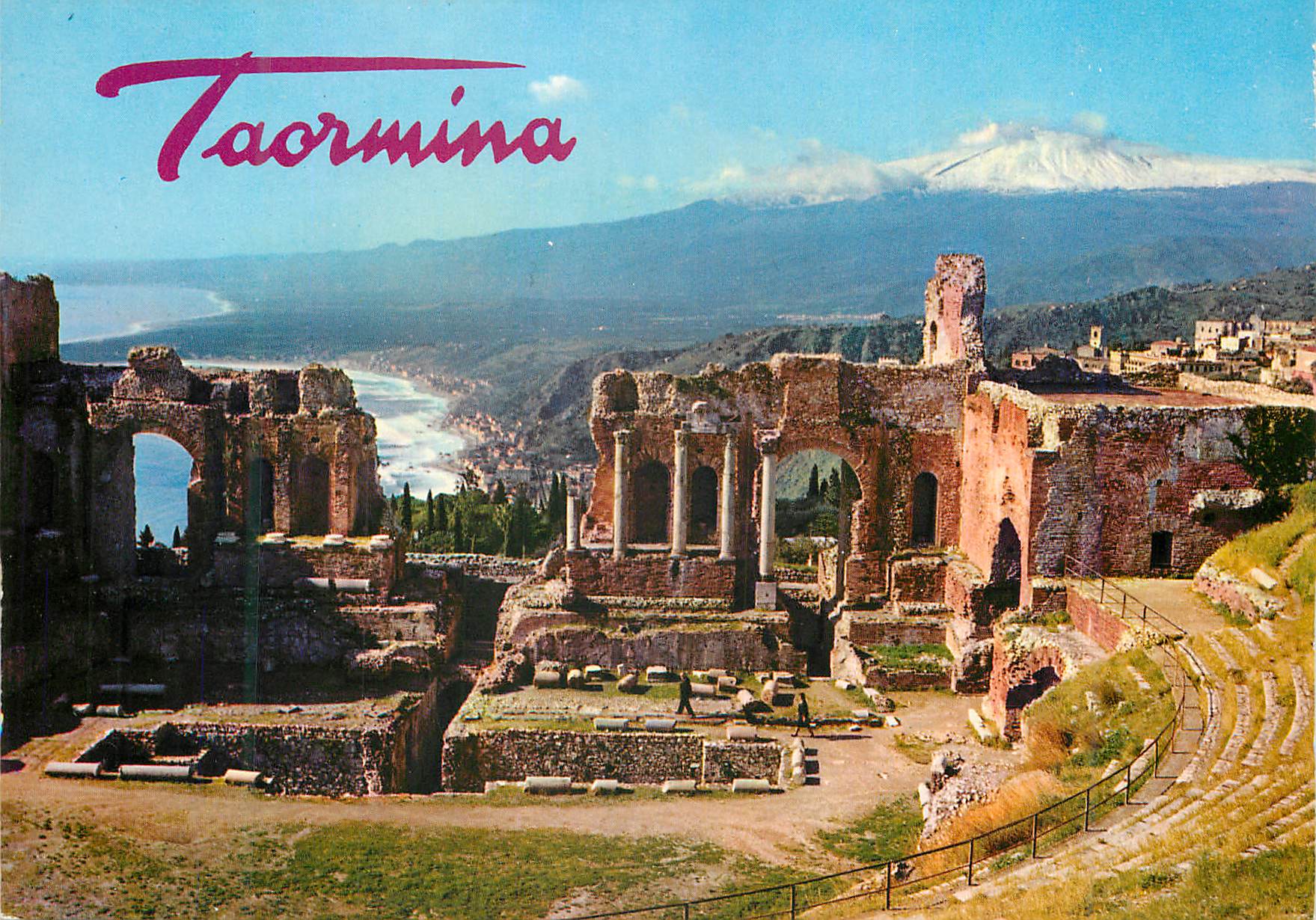 CPM Taormina Scene du Theatre Grec