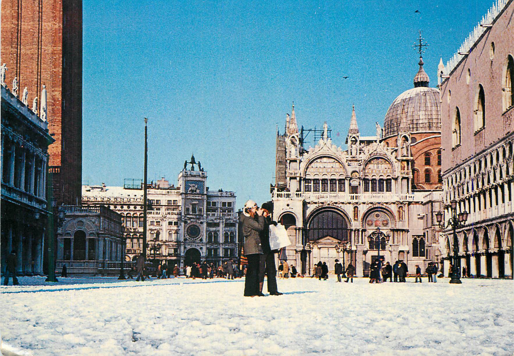 CPM Firenze Piazzetta S Marco Con Neve