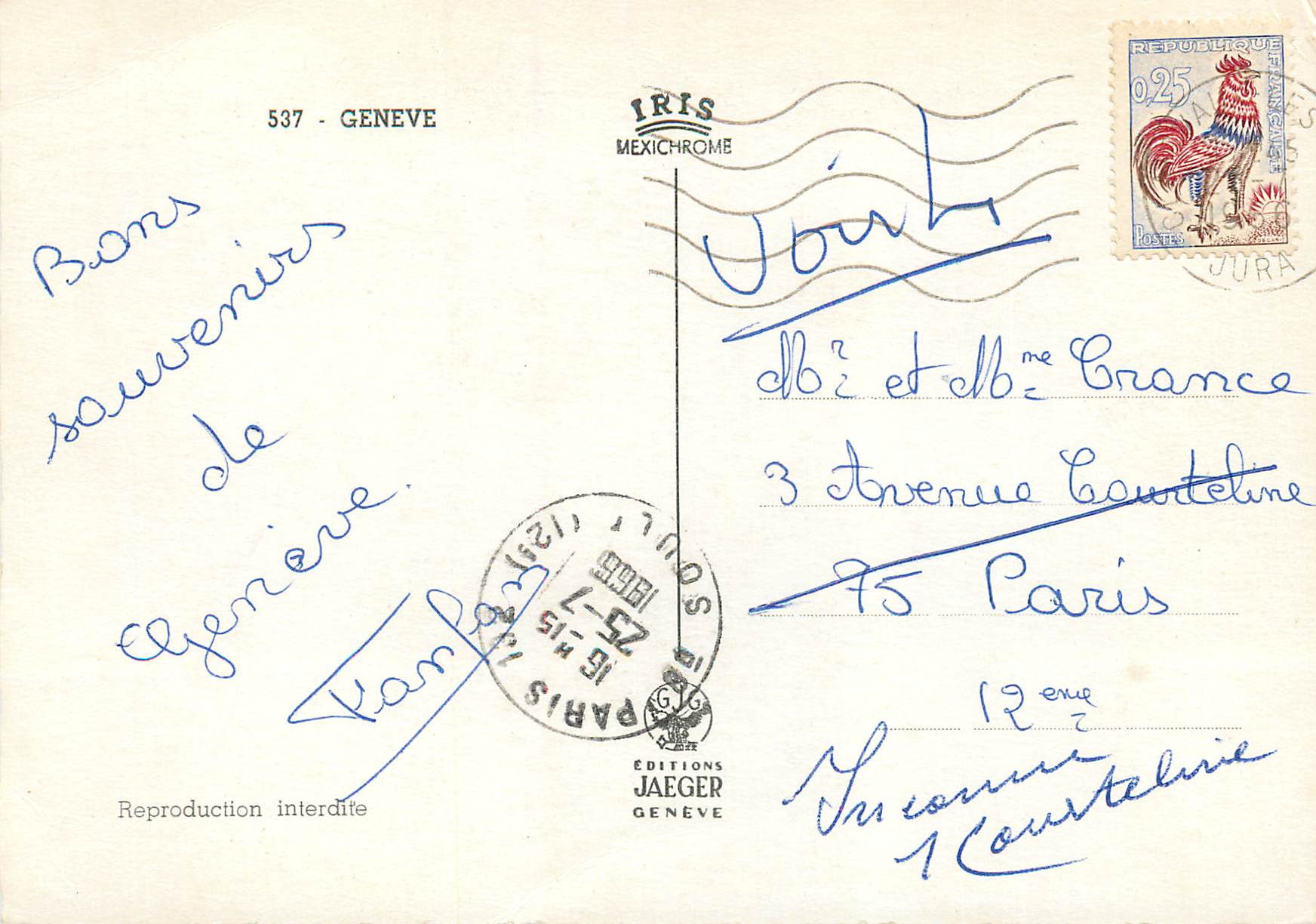 CPM Geneve — Verso