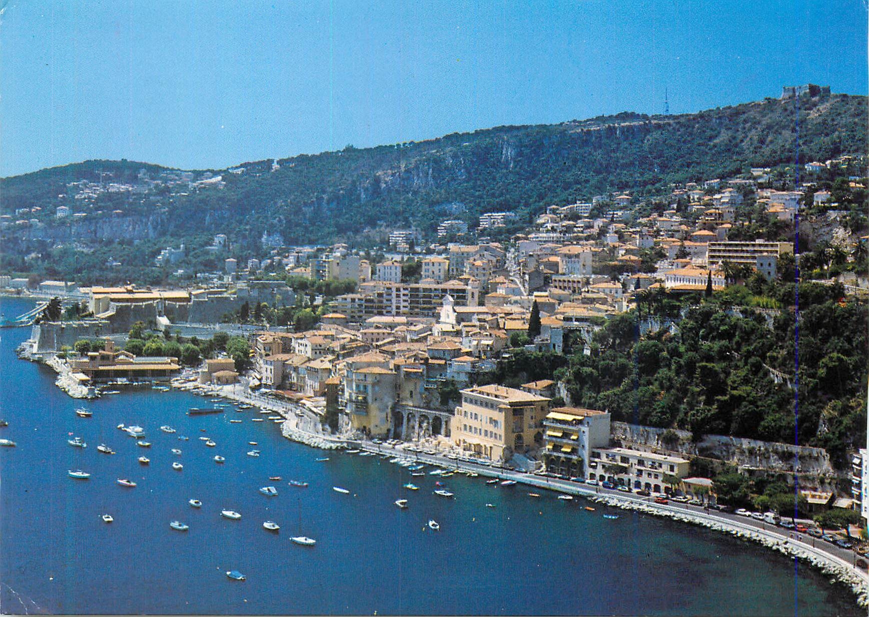 CPM Villefranche sur Mer (Alpes Maritimes) Vue Generale Depuis la Basse Corniche