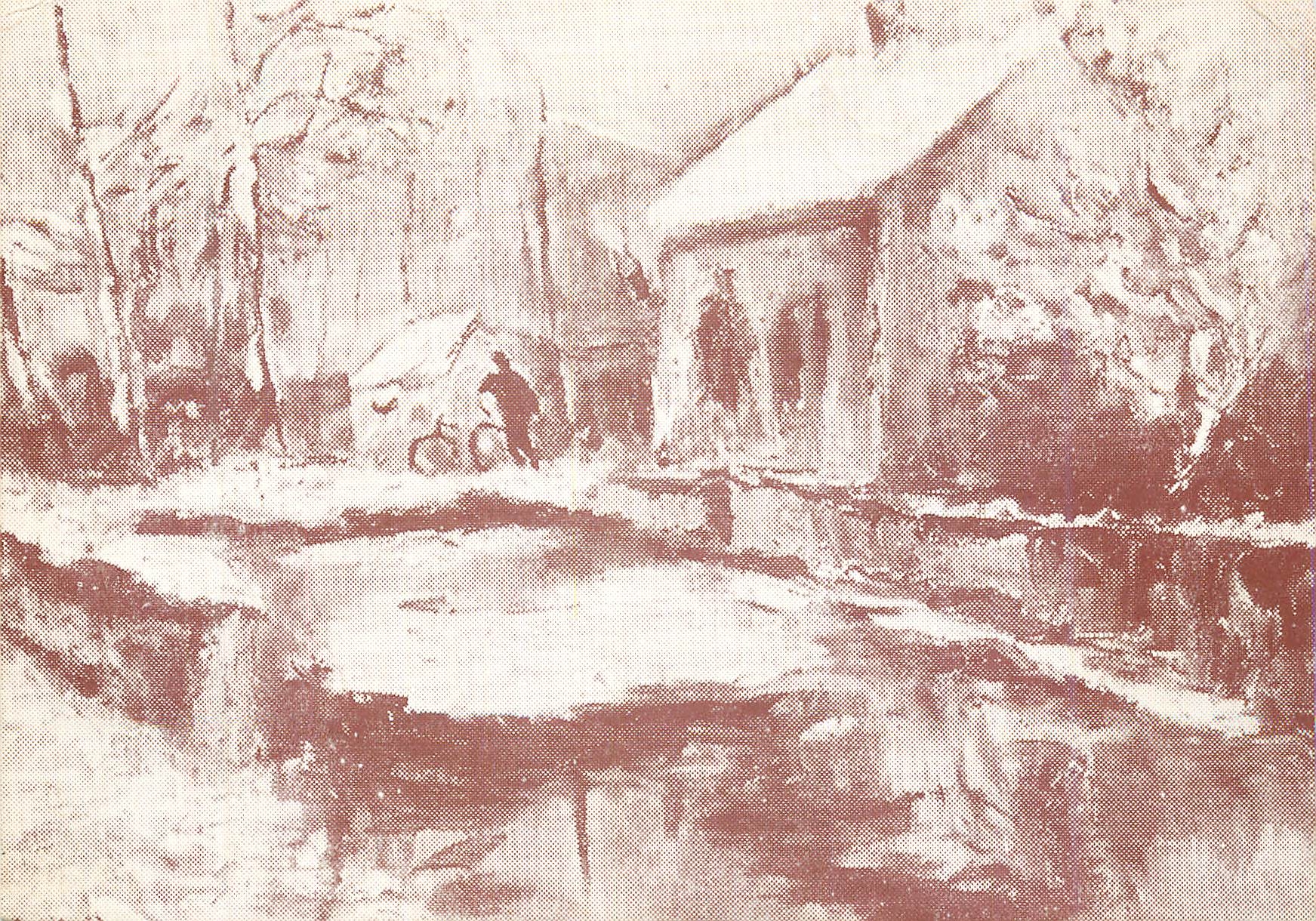 CPM La Mare St Lucien Tableau par William Clochard