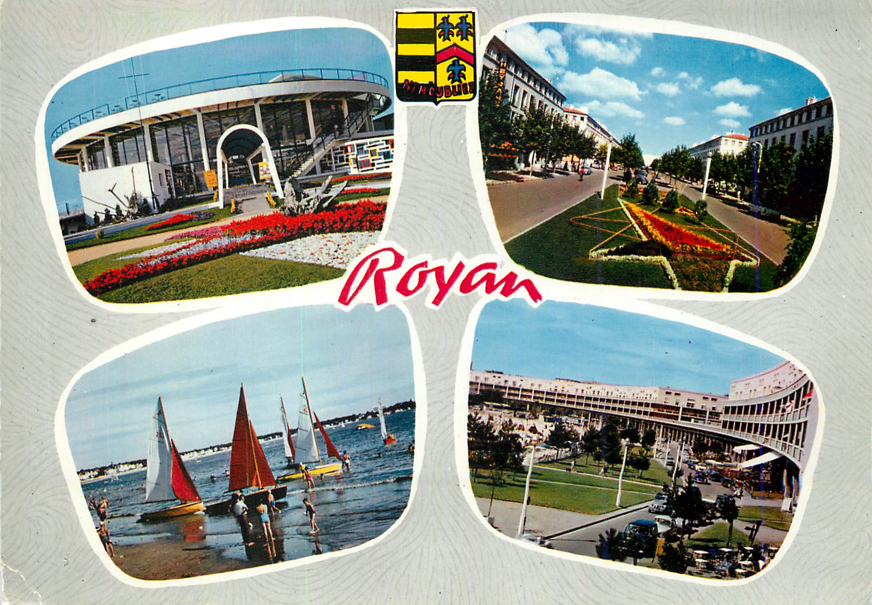 CPM Royan Cote de Beaute Le Csino Bouleard A Briand Regales Le Front de Mer