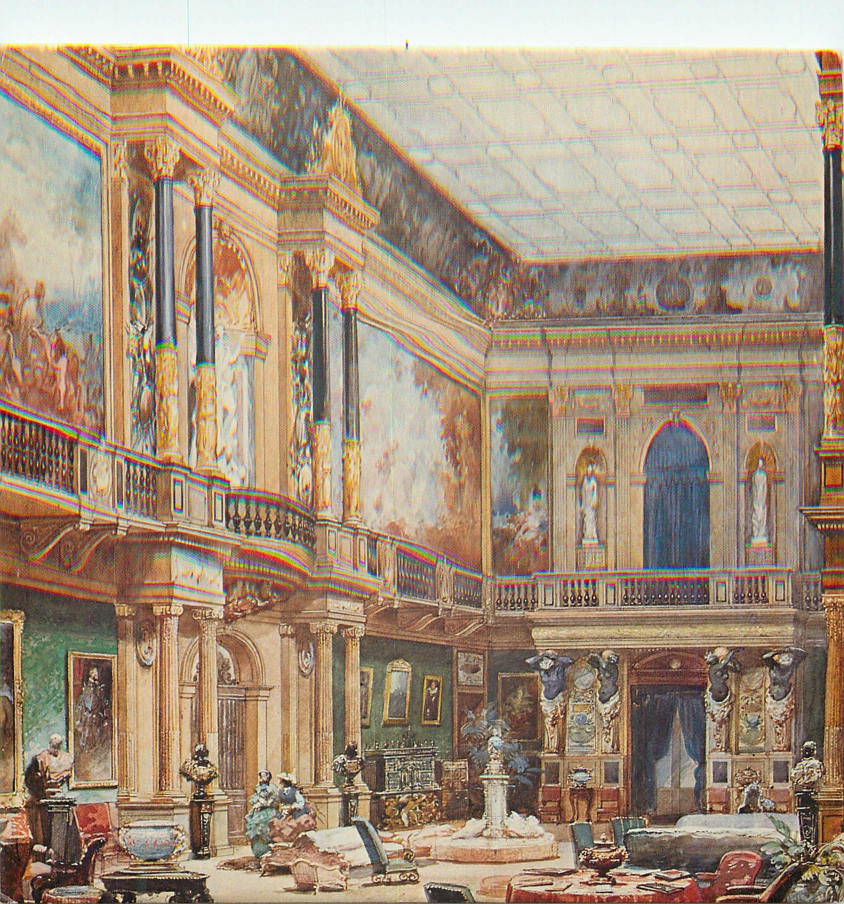 CPM Chateau de Ferrieres (seine et Marne) Construit de 1855 a 1860