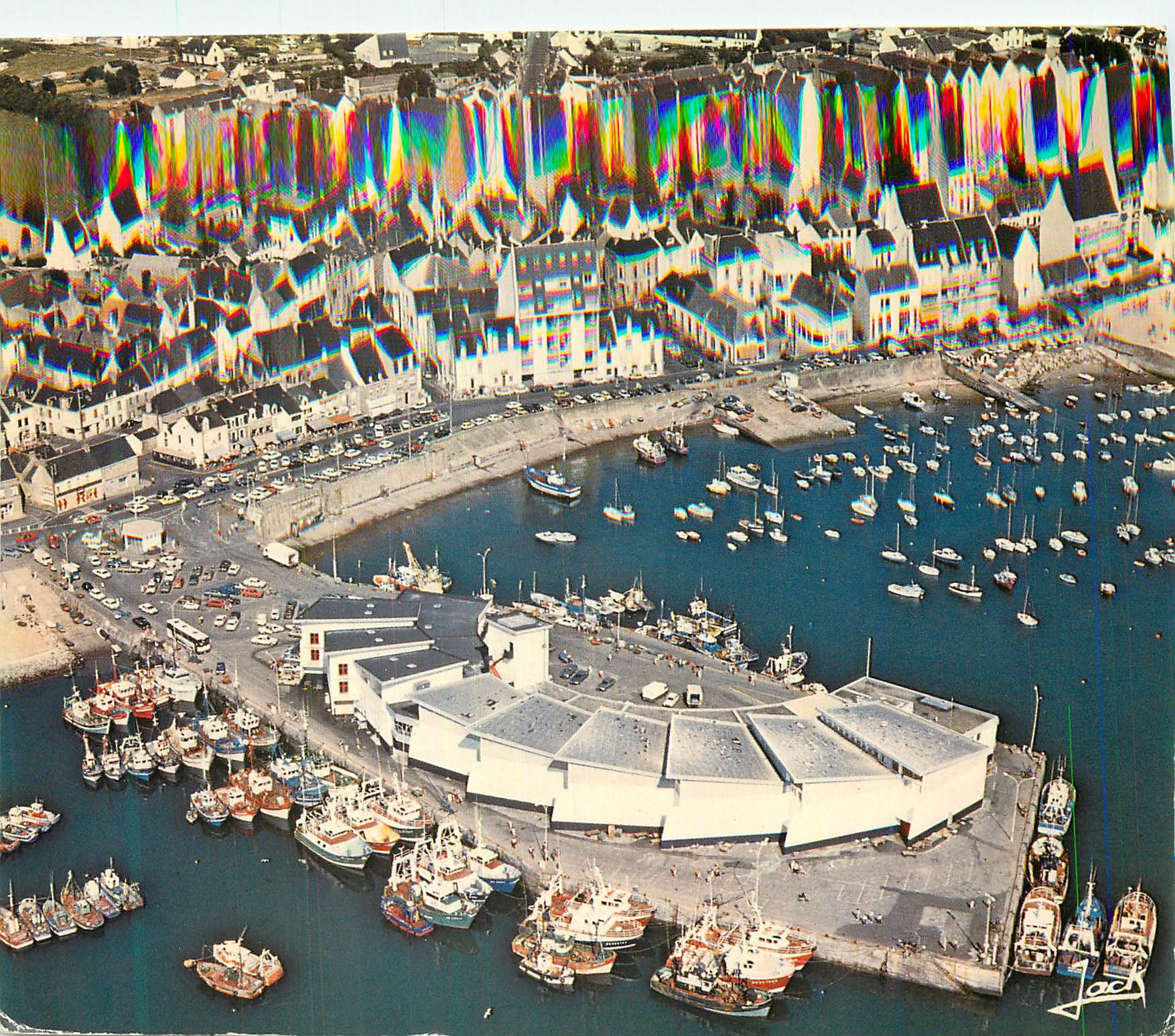 CPM Couleurs de Bretagne La Cote d'Amour La Turballe Le Port et la Criee