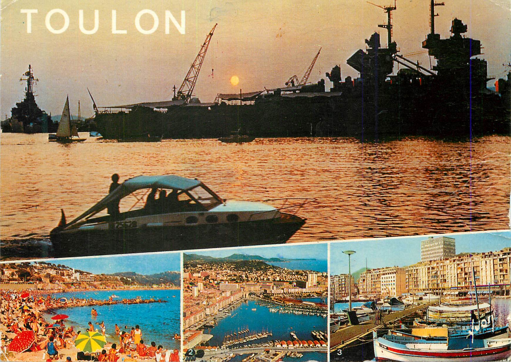 Toulon — Port et plages — Éditions d'art Jean-Jaurès-94, n°10/1439