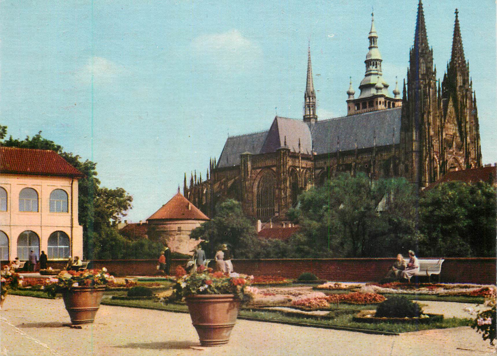 CPM Praha Terrasse Pres du Manege au Chateau