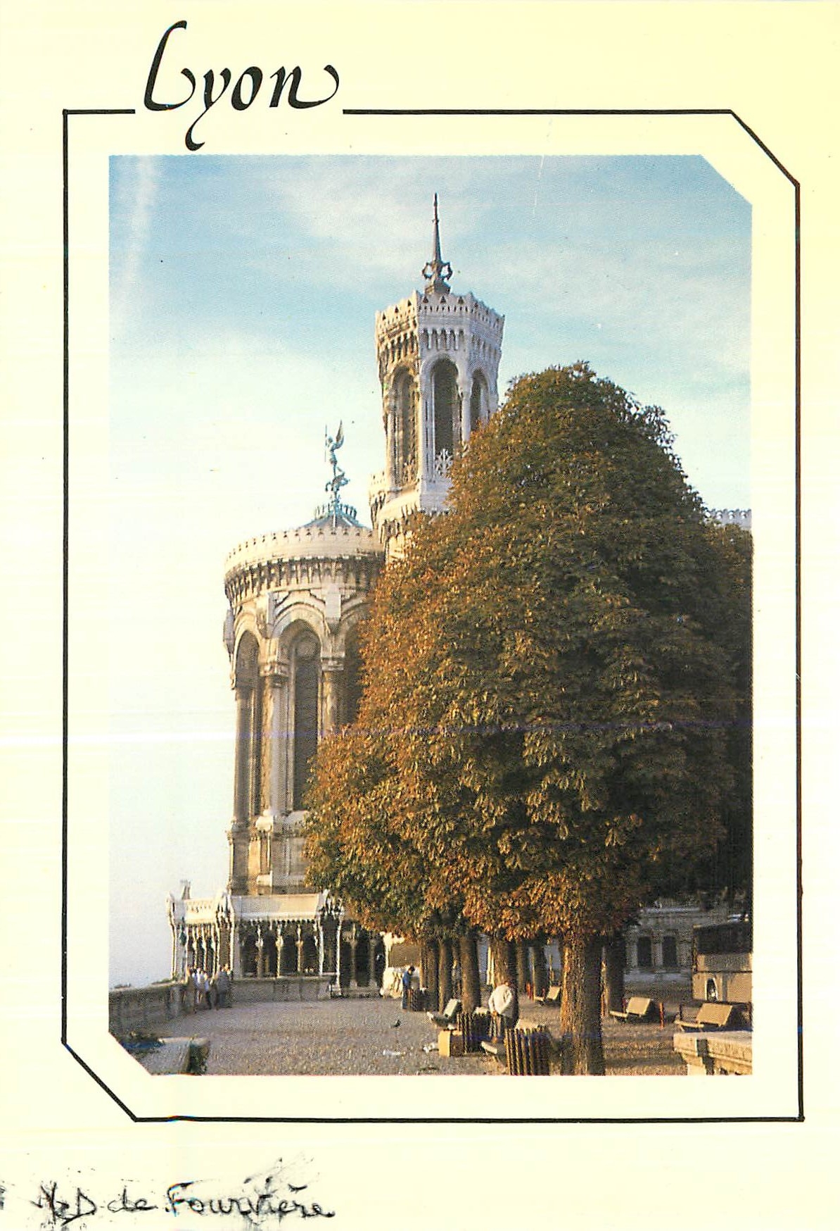 CPM Lyon La Basilique Notre Dame de Fourviere
