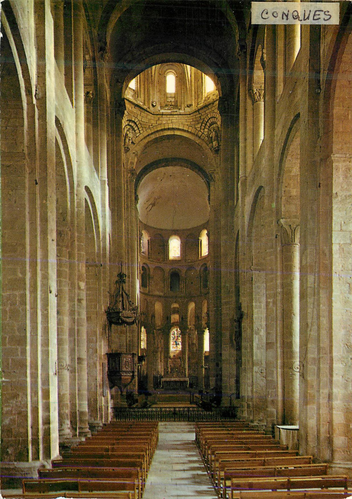 Conques — Église Sainte-Foy (XIIe s.) — Éditions Photographiques Auguste - 91 - Ossay