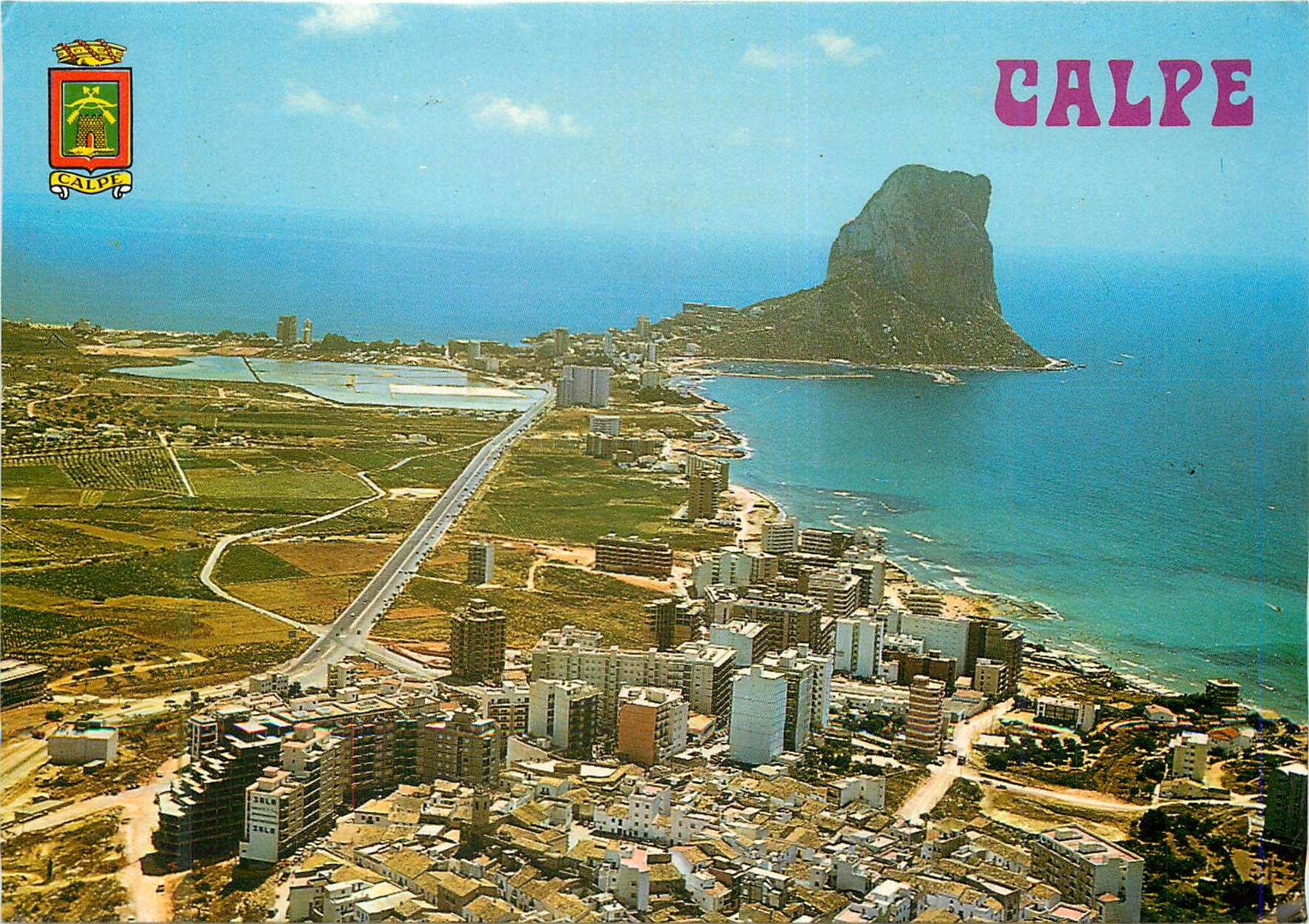 CPM Calpe (Alicante) Vue Aerienne