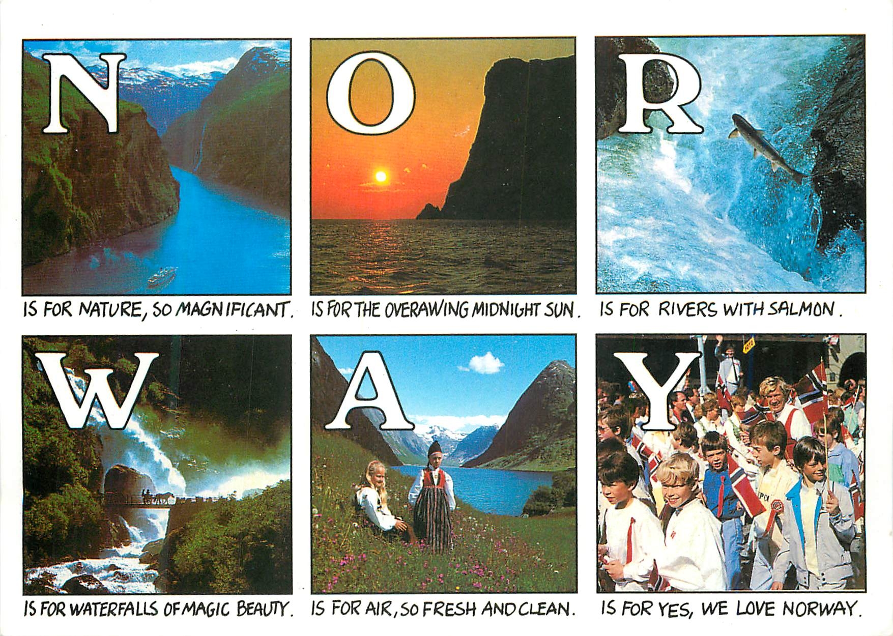 CPM Norway Norvege Is For Nature So Magnificant Is for Waterfalls of Magic Beauty