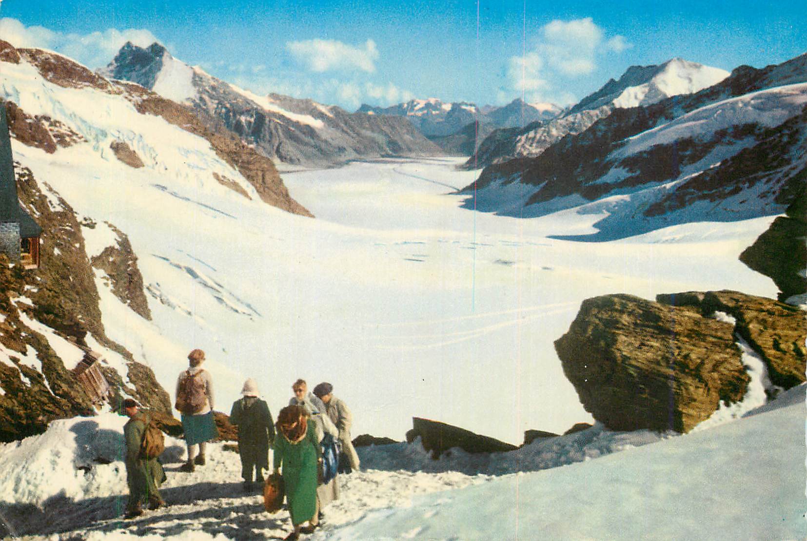 CPM Jungfraujoch Mit Aletschgletscher Scheidegg 2064 m