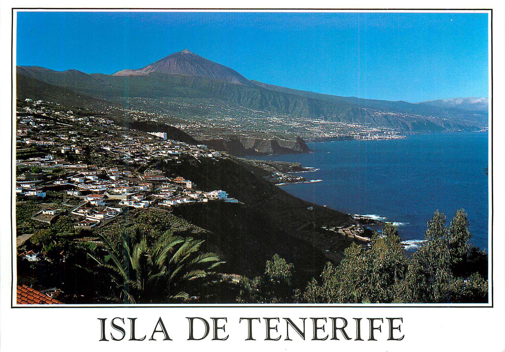 CPM Isla de Tenerife Vista Panoramica Con Teide
