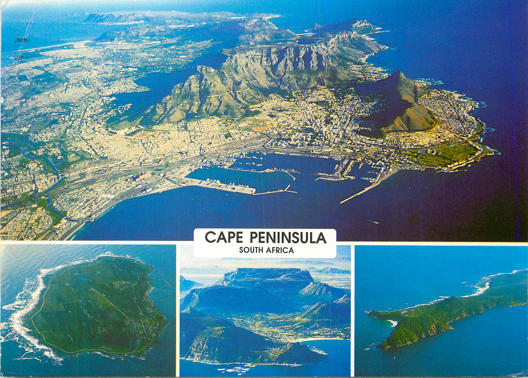 CPM Cape Peninsula South Africa Robben Island in Table Bay Hout Bay Valley Cape Point
