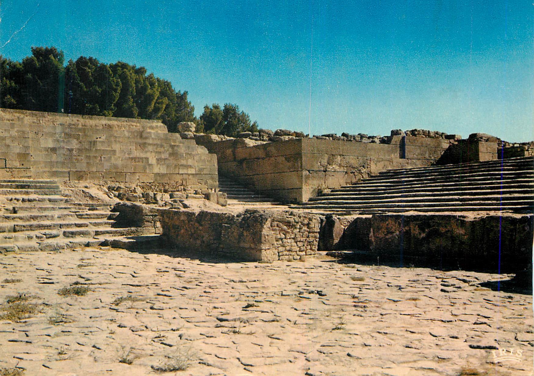 CPM Phaestos Theatre et Escalier Occidental du Palais La Grece en Couleurs