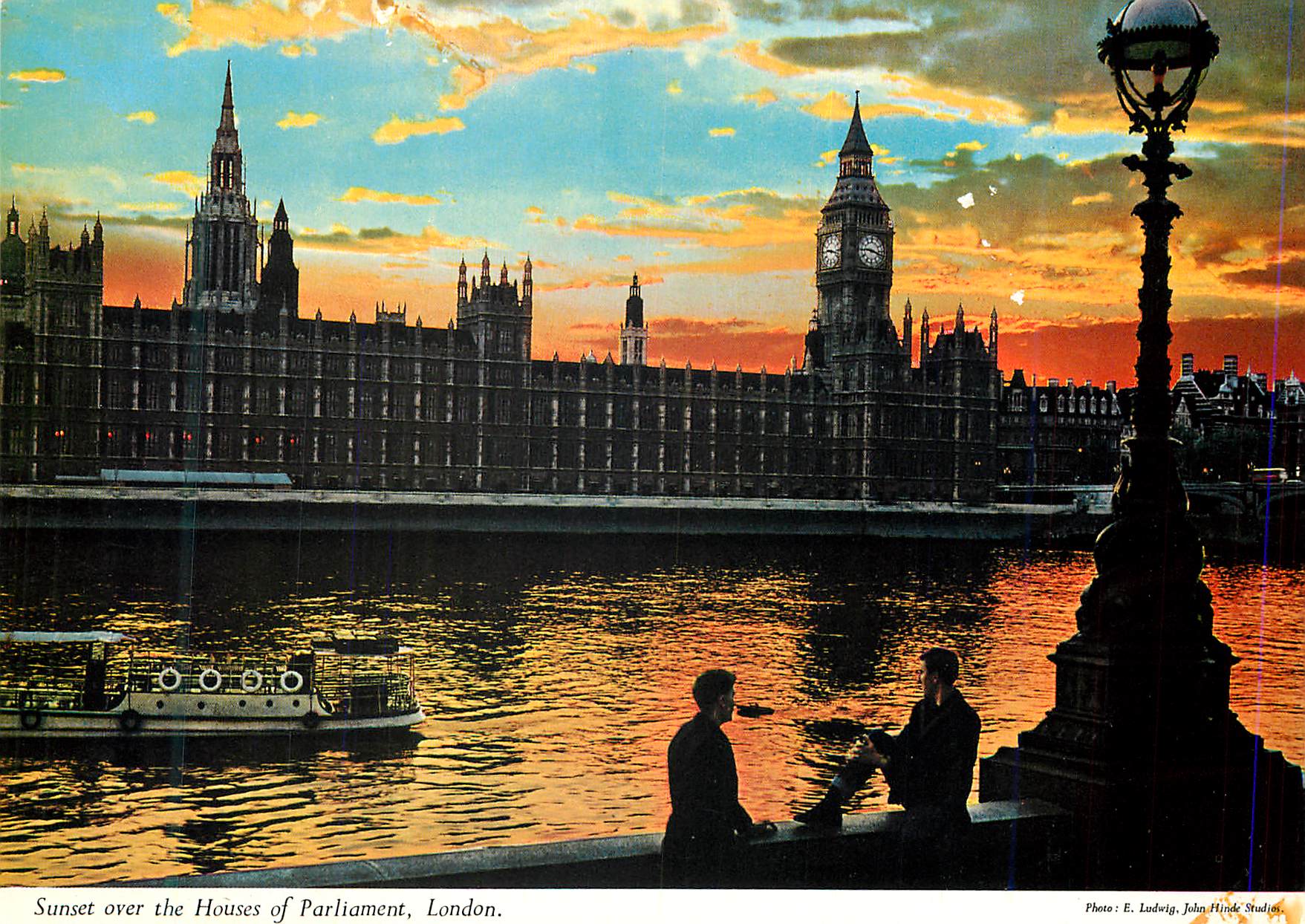 CPM Sunset Over The Houses Of Parliament London