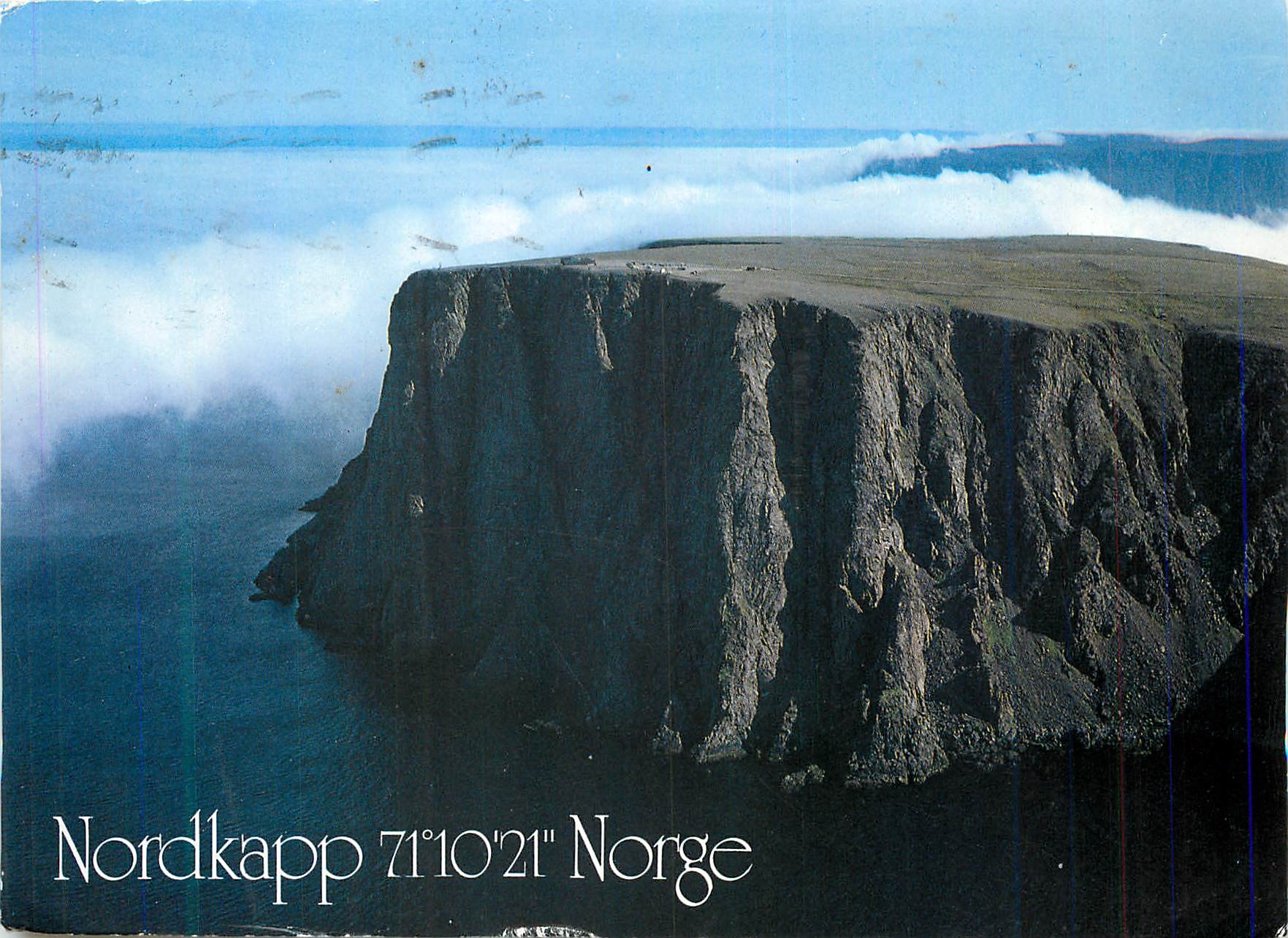 CPM Norway Nordkapp Norge Arctict Mist Drifting Towards the North Cape Plateau