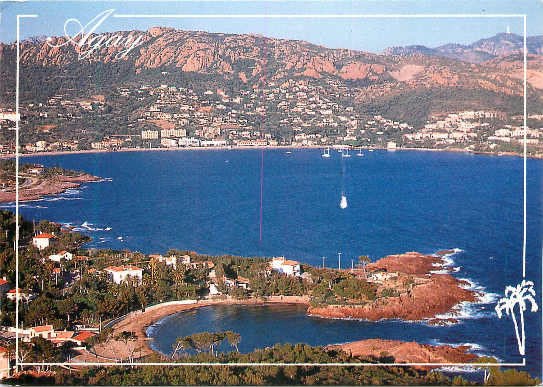 CPM La Cote d'Azur Inoubliable Agay Vue Generale sur le Golfe