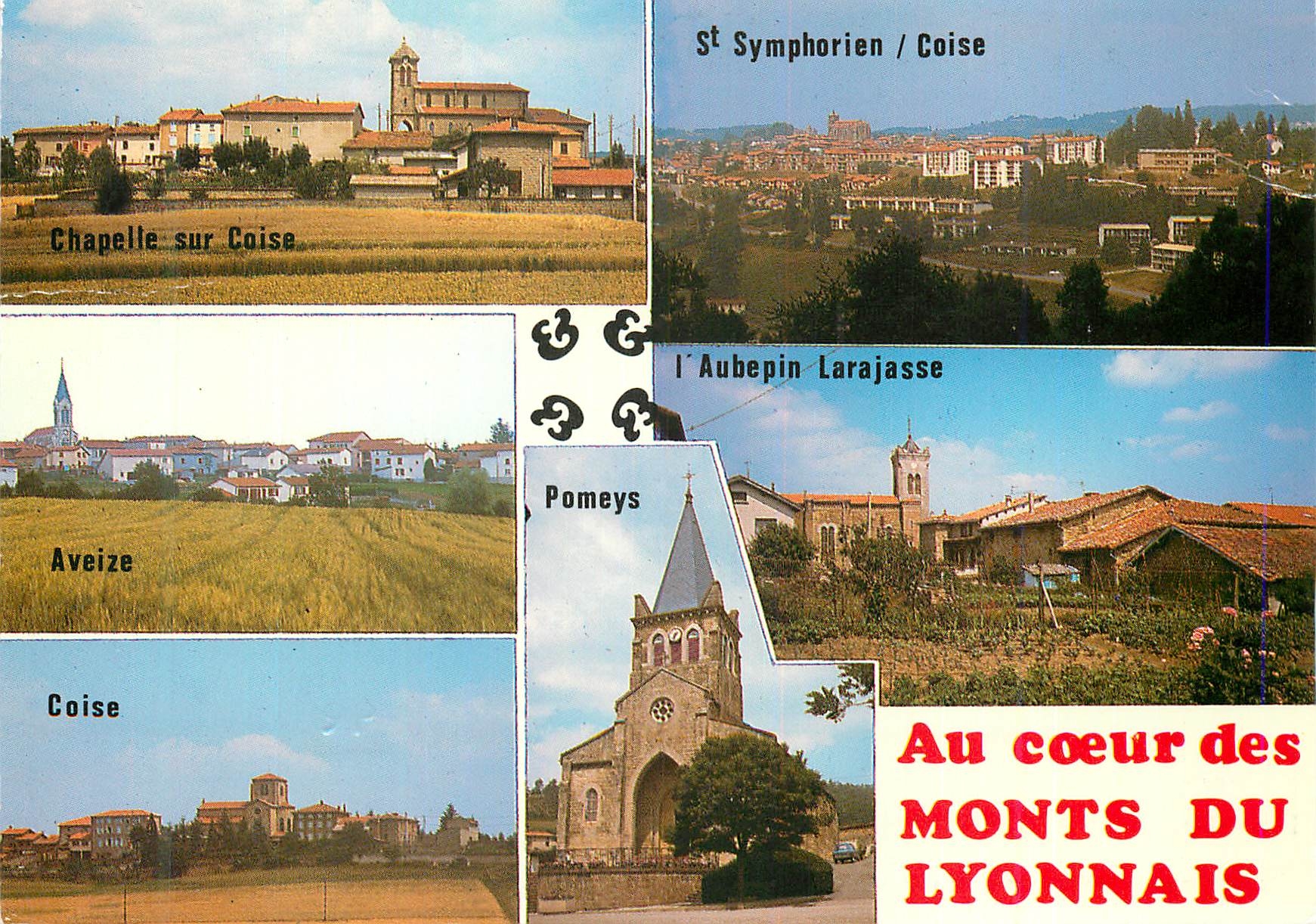 CPM Au Coeur des Monts du Lyonnais Saint Symphorien sur Coise (Rhone) et Ses Environs