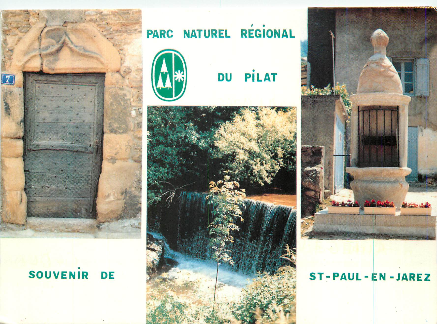 CPM Souvenir de Saint Paul en Jarez (Loire) (Parc Naturel Regional du Pilat) Aspects Insolites du Village