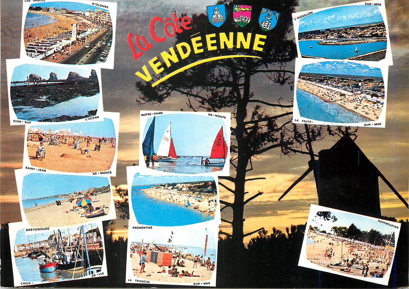 CPM La Cote Vendeenne La Vendee Les Sables d'Olonne