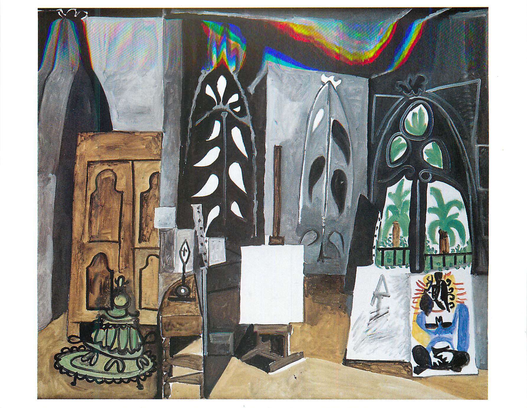 CPM Musee Picasso Paris Pablo Picasso 1881 1973 L'Atelier de la Californie a Cannes