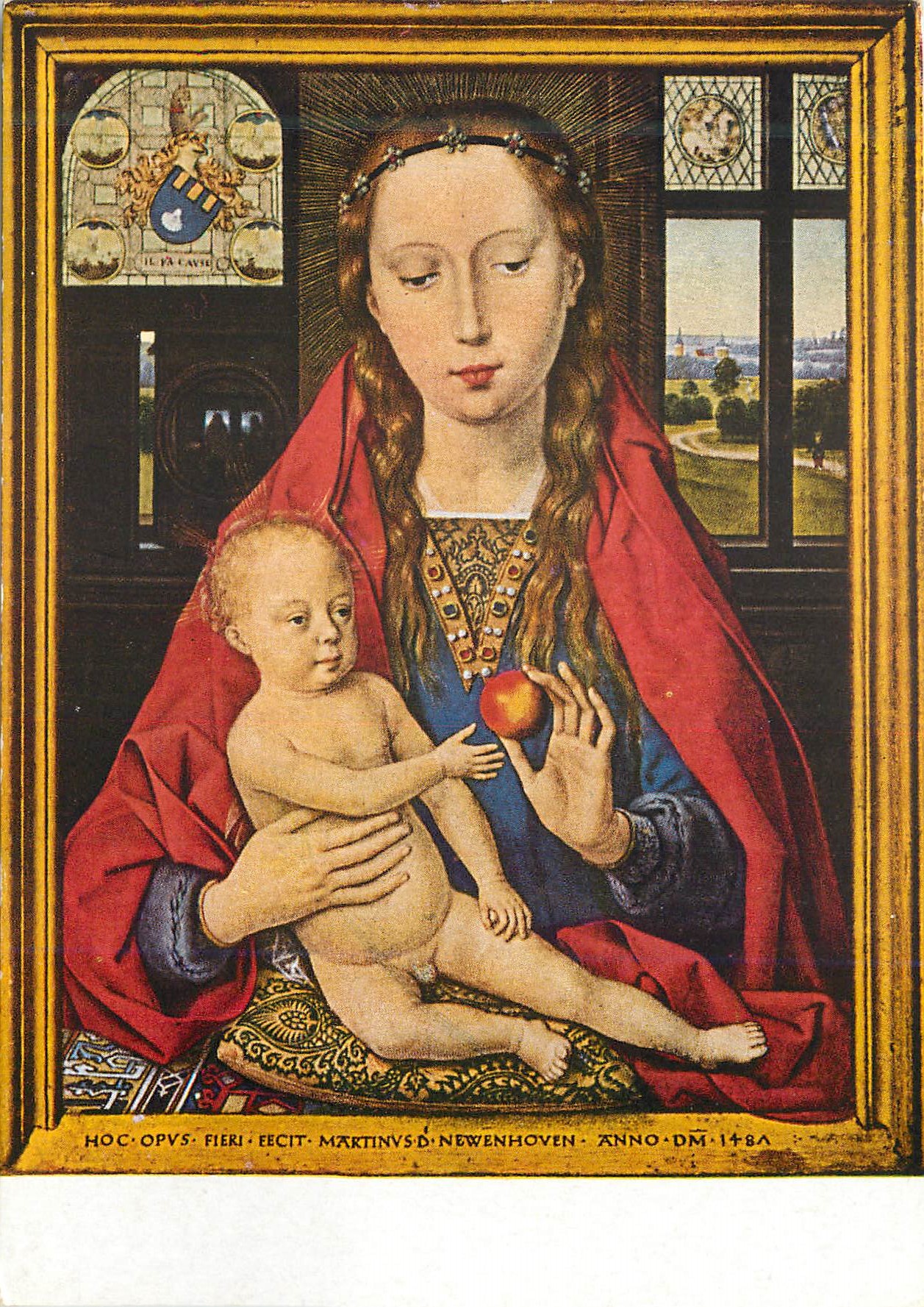 CPM Hans Memling (vers 1425 1494) La Vierge a la Pomme