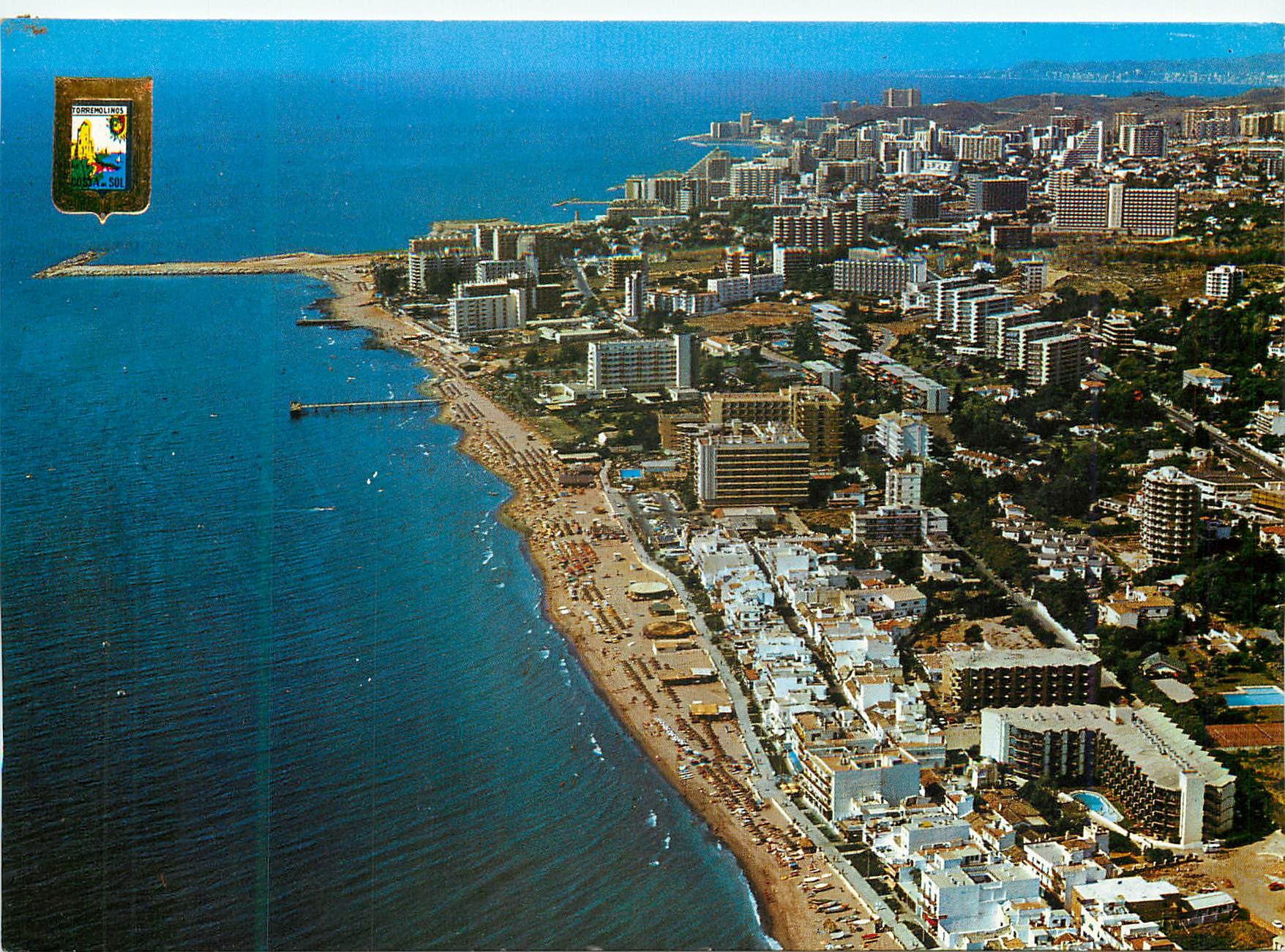 CPM Torremolinos (Costa del Sol) Vue Aerienne de la Carihuela