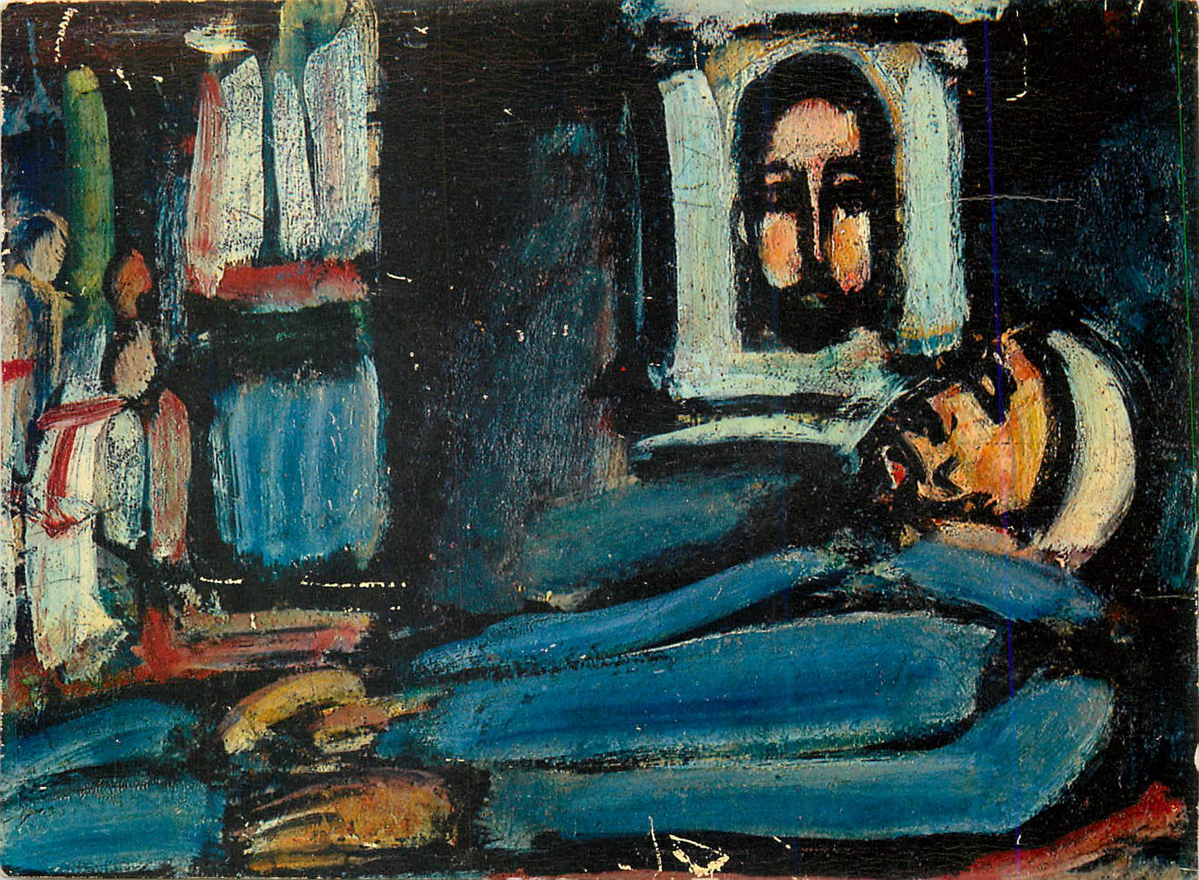 CPM L'Alsace Colmar (Haut Rhin) Musee d'Unterlinden Georges Rouault de Profondis (1939) Musee d'Unterlinden