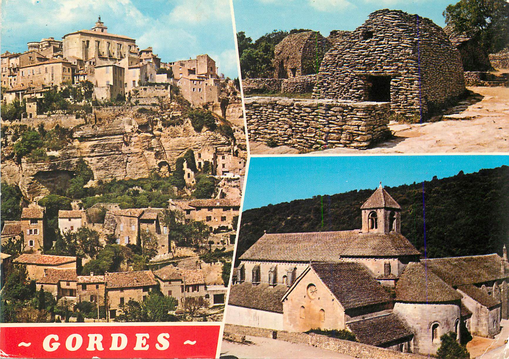 CPM Gordes (Vaucluse) Pittoresque Village Accroche a Une Falaise