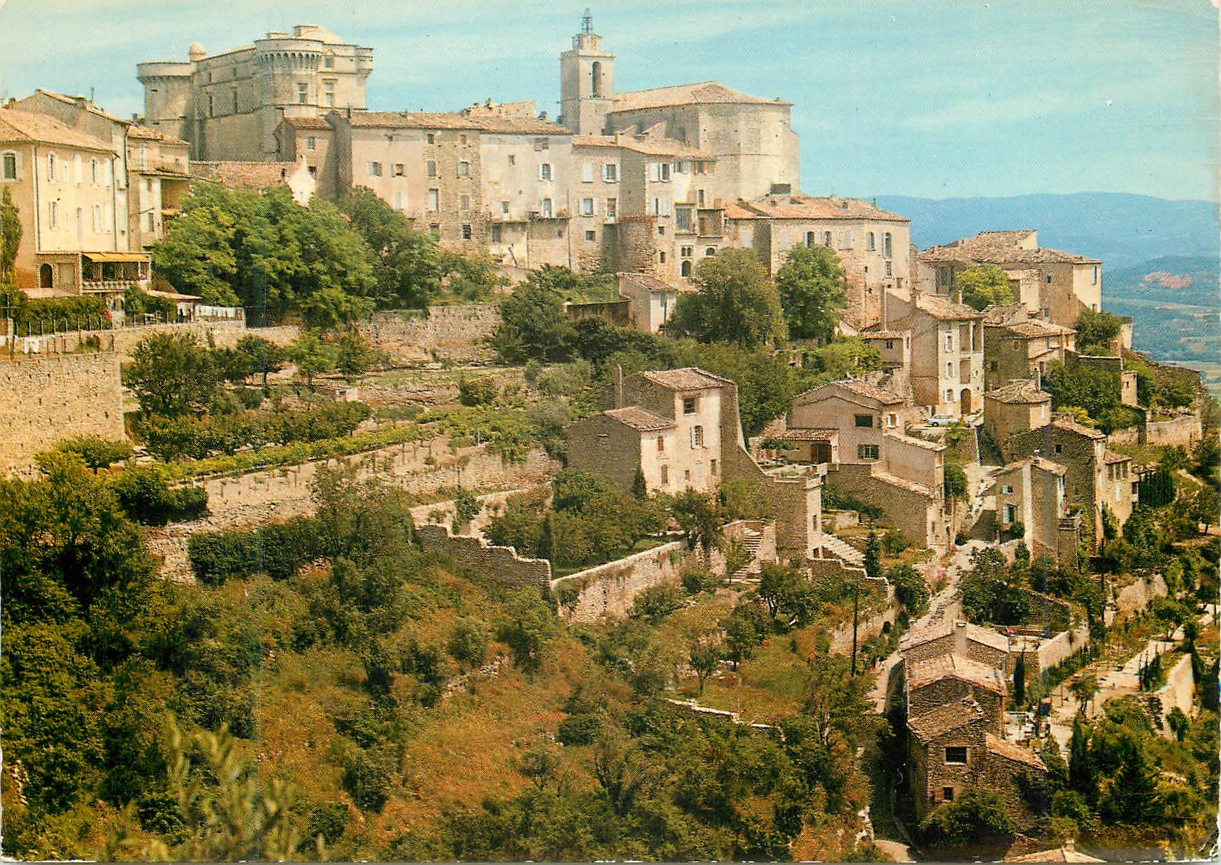 CPM Haute provence Gordes (Vaucluse) vue Generale du Pittoresque Village et du Chateau