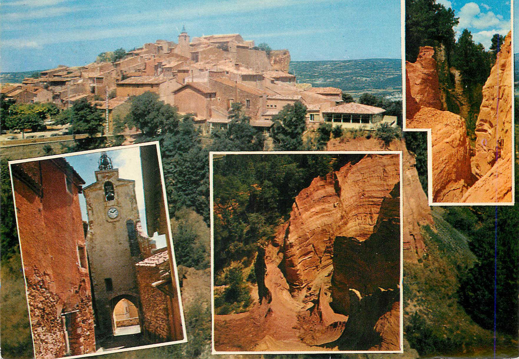 CPM Au Pays de la Couleur Roussillon (Vaucluse)