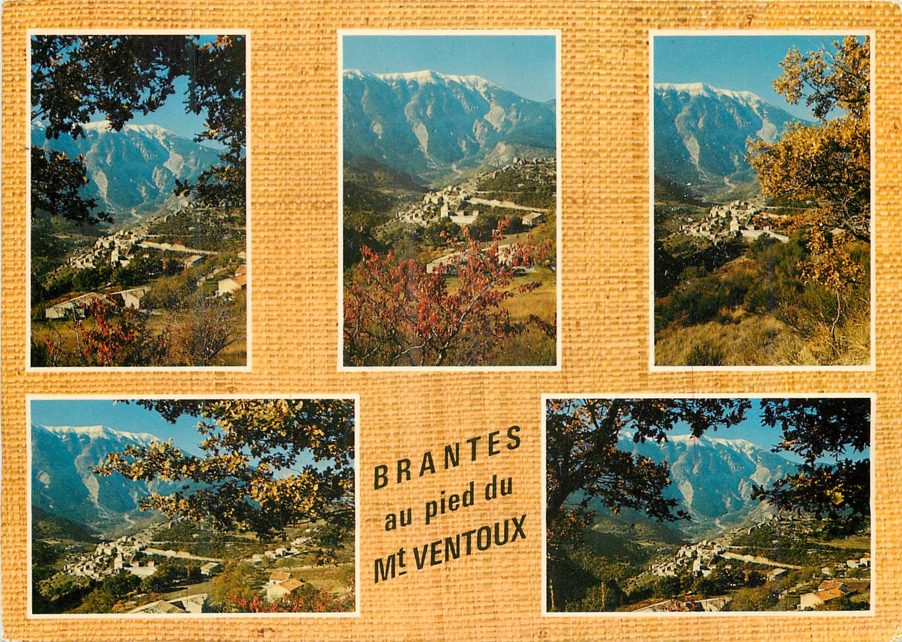 CPM les Belles Images de Provence Brantes au Pied du Mt Ventoux