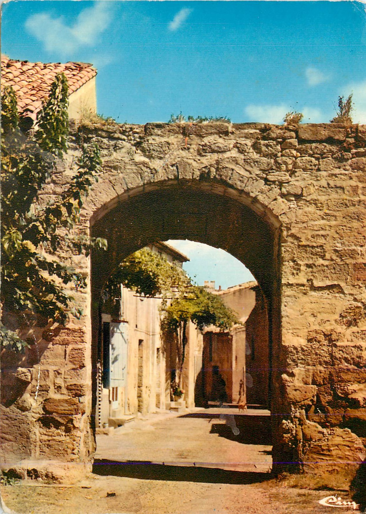 CPM entraigues (Vaucluse) Vieille Porte Rue du Chateau