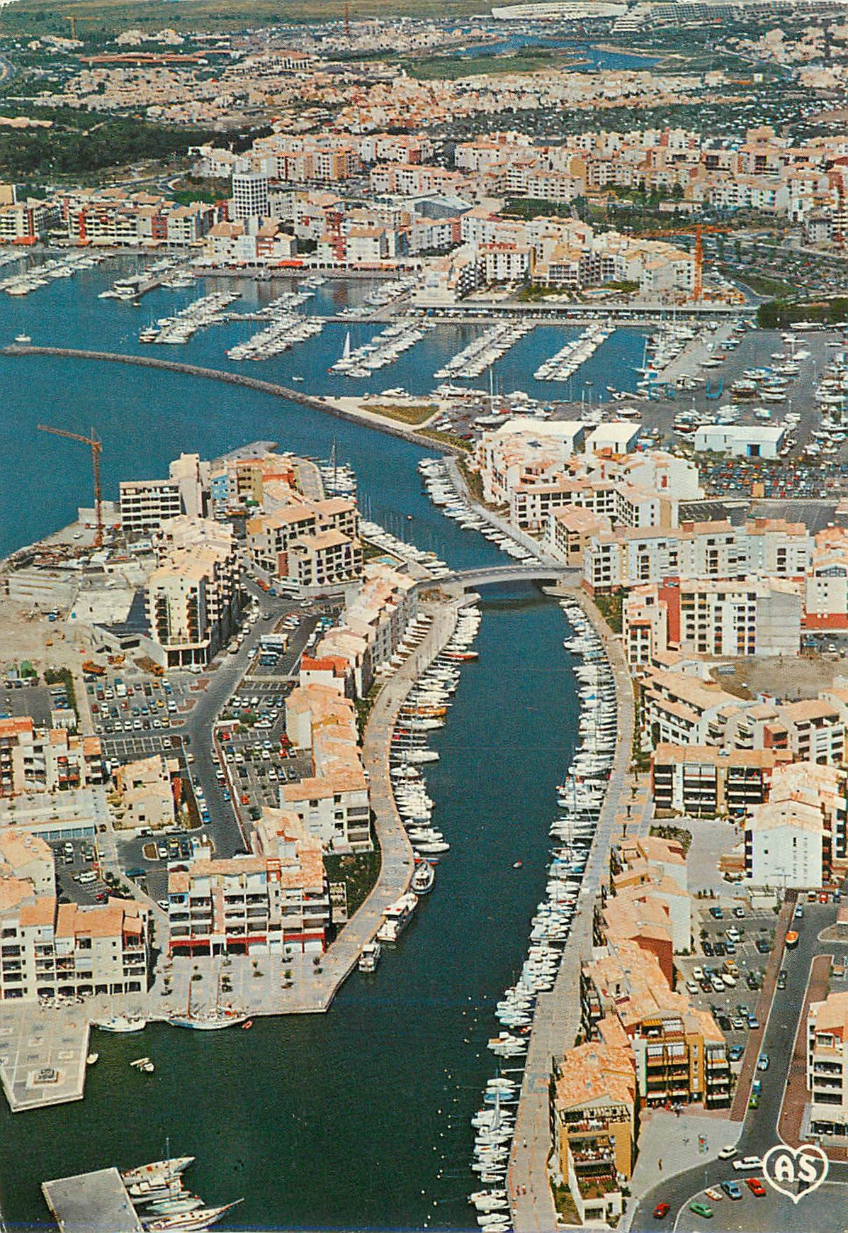 CPM La Cote Mediterraneenne Le Cap d'Agde (Herault) vue Aerienne