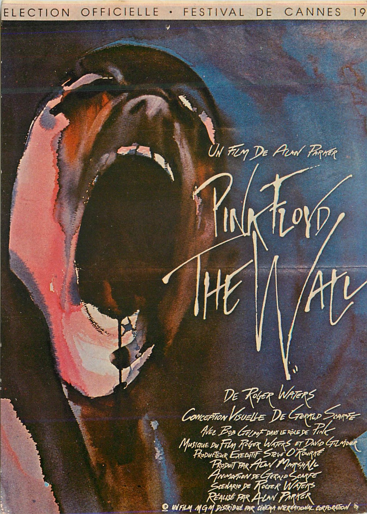 CPM Election Officielle Festival de Cannes Pink Floyd The Wall