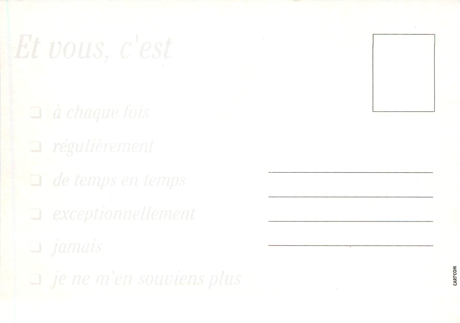 CPM Et vous c'etait comment la Derniere fois Marie Gillain Isabelle Broue — Back
